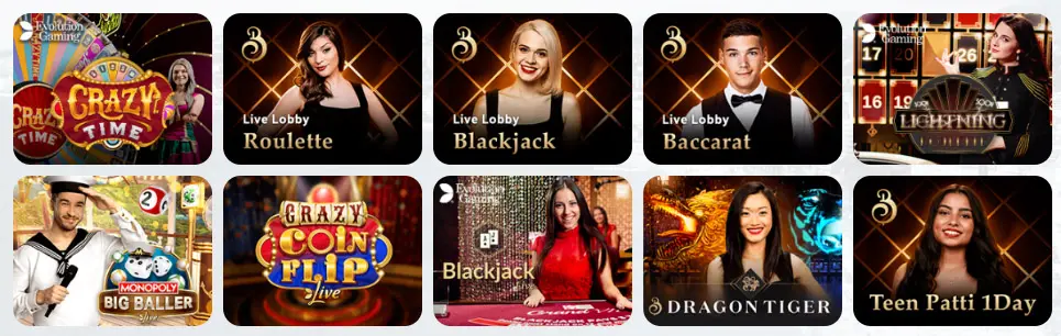 Jeux de casino en direct JACKBIT CASINO