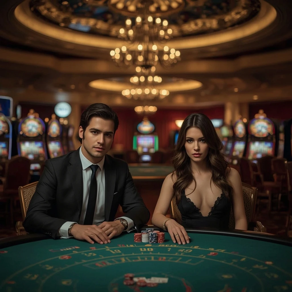 Deux joueurs de poker au JackBit Casino